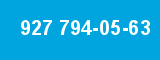 927 794-05-63